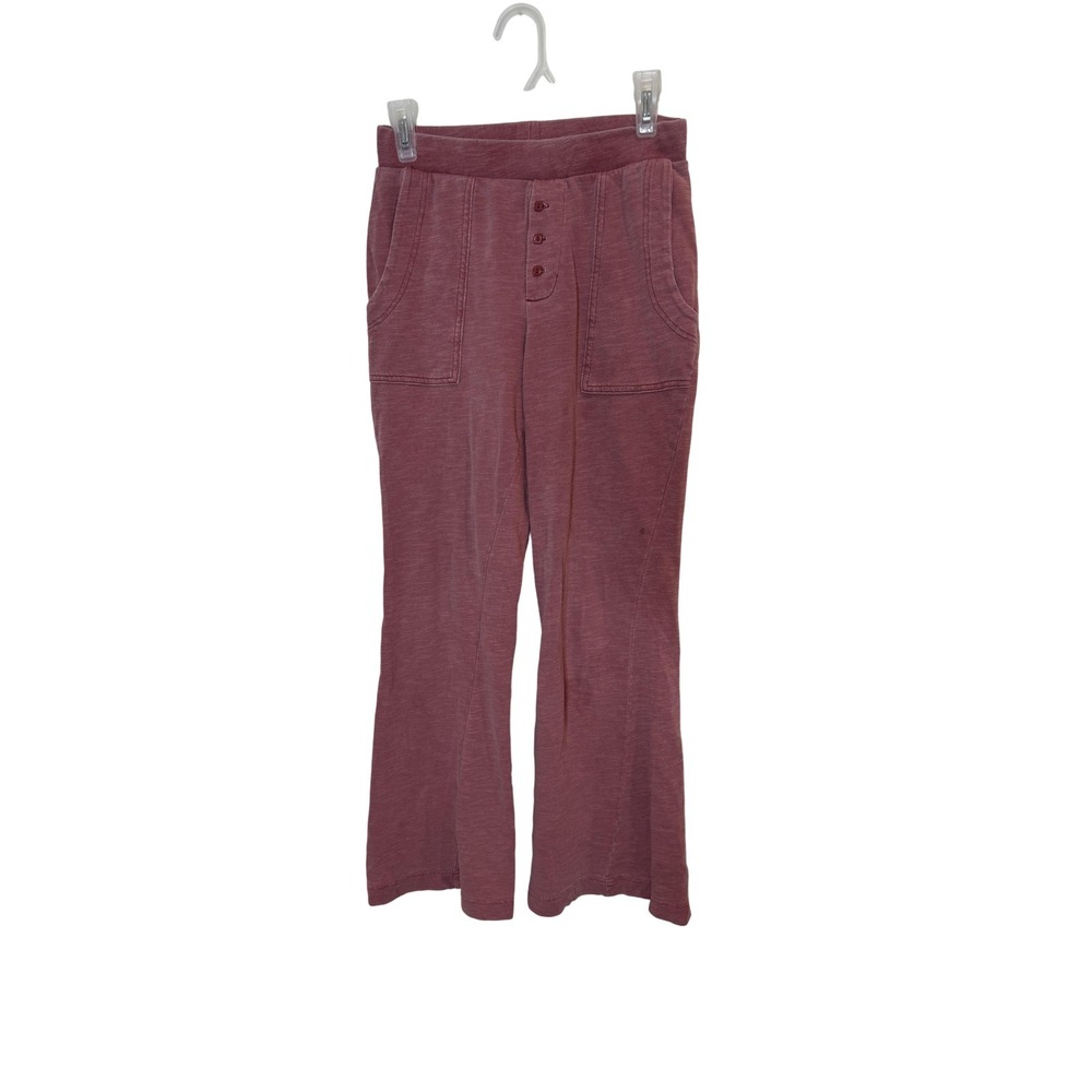 Intimately Free People Pants Womens Small Pink Wide Leg‎ Lounge Sweatpants